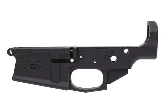 Forged AR-10 lower marked "Multi" caliber.